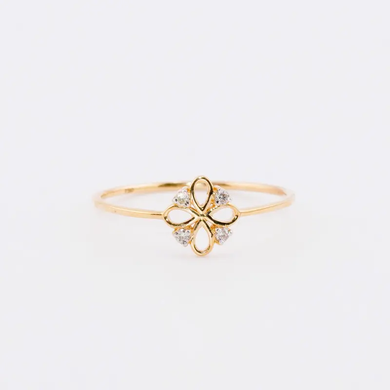 BLOSSOM FILIGREE DIAMOND RING