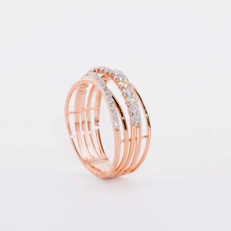SERAPHINA MULTI-ROW CROSSOVER RING