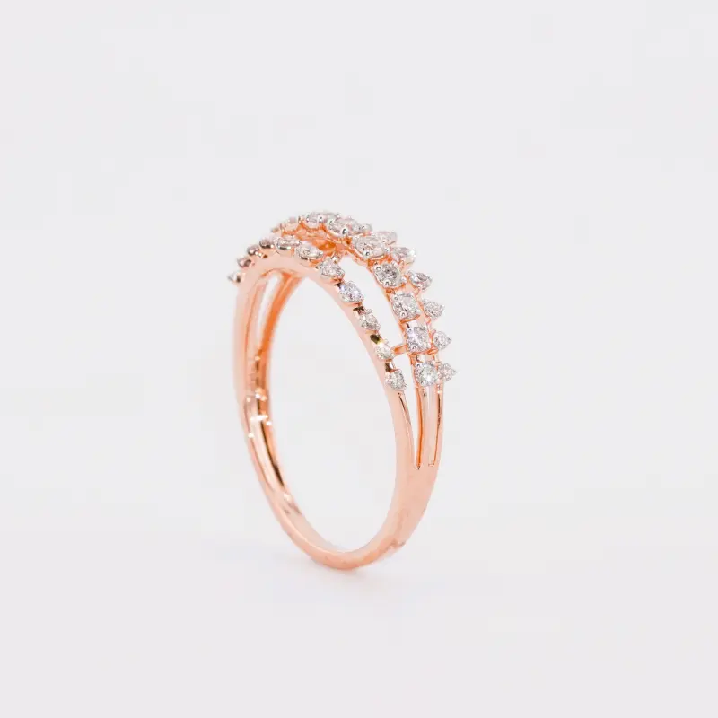 CELESTIAL TIARA DOUBLE-ROW RING