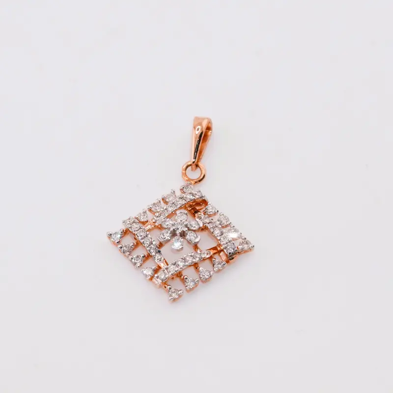 ROSE GOLD MOSAIC BLOOM PENDANT