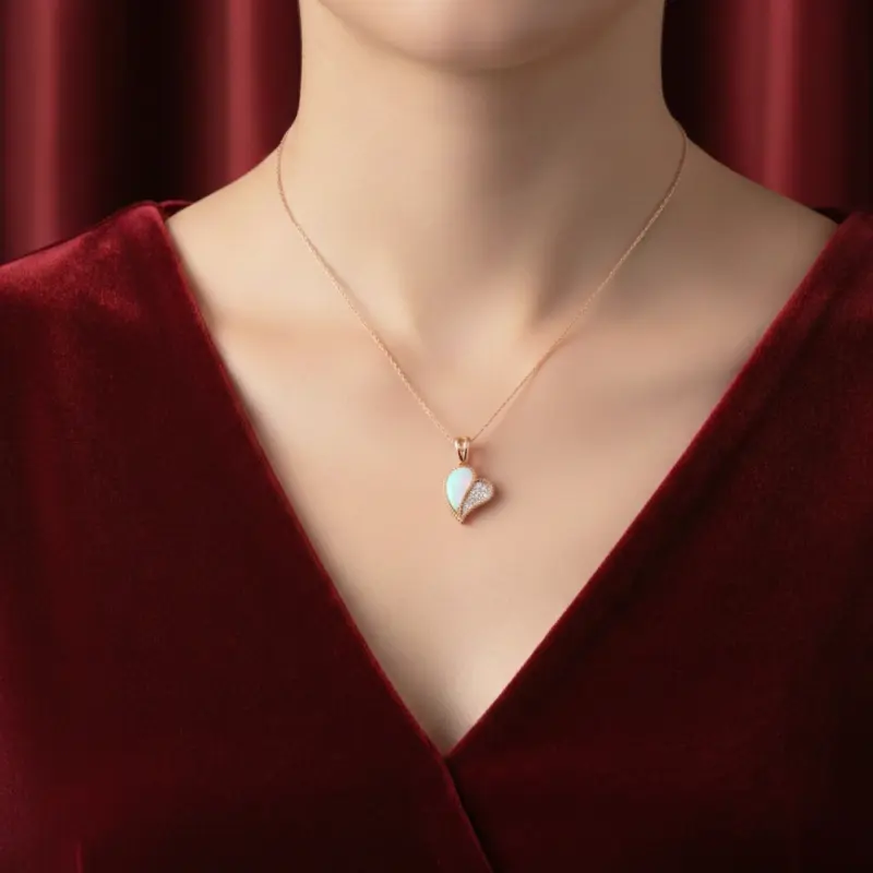 ETHEREAL SPLIT-HEART PENDANT