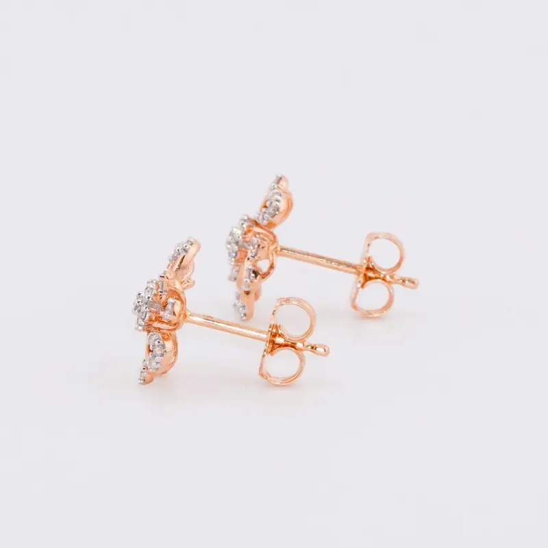 ROSE GOLD STELLAR BLOOM STUDS