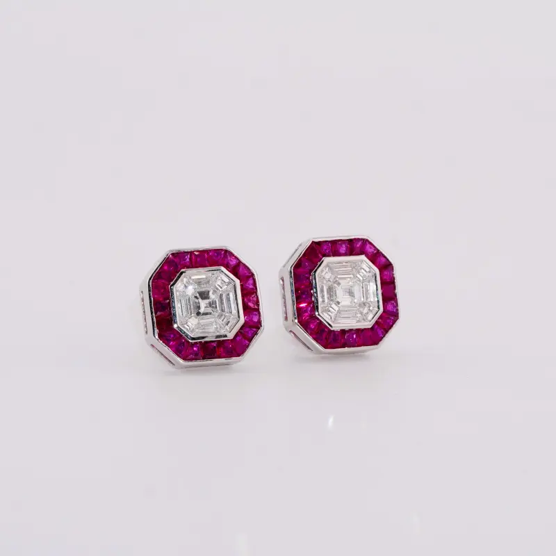 CRIMSON PRISM STUD
