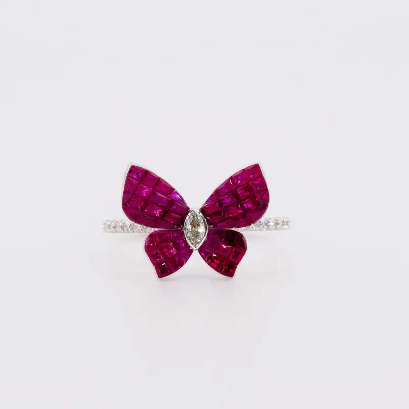 PAPILLON POURPRE RING