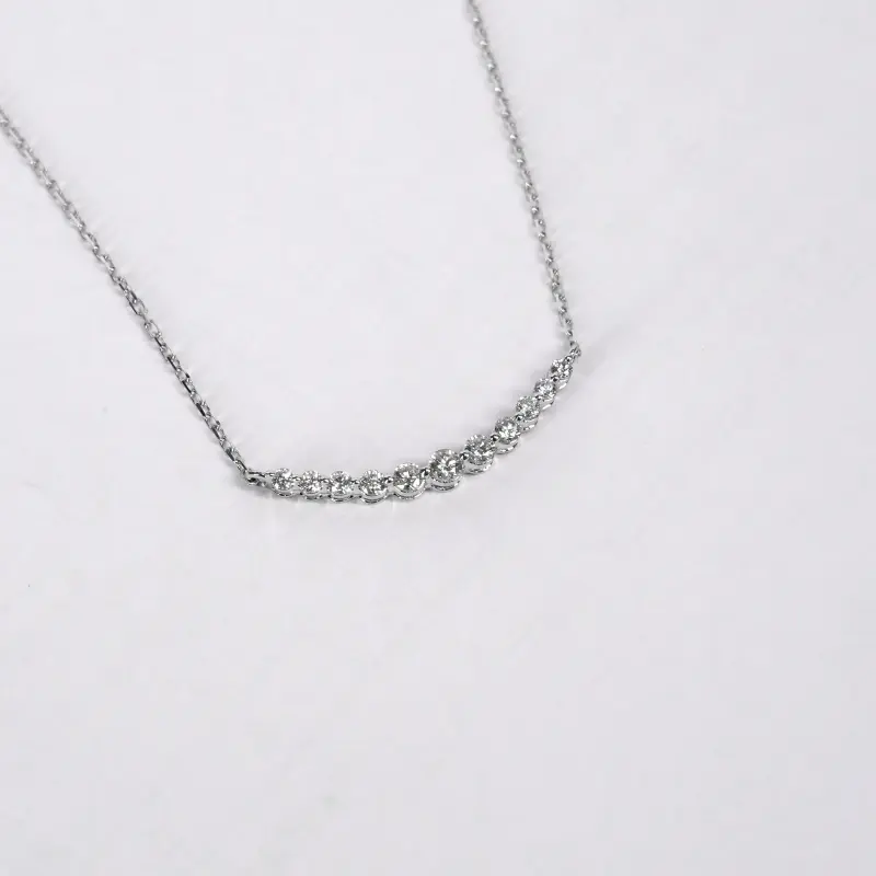 SPARKLING ARC NECKLACE