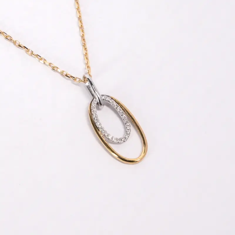 DOUBLE OVAL NECKLACE