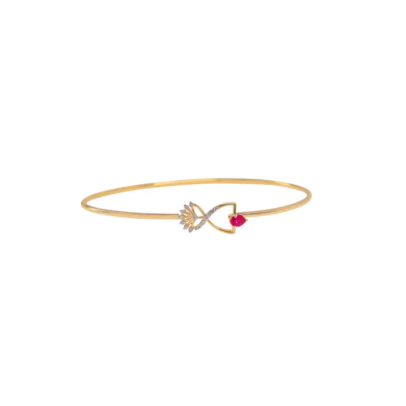 SCARLET INFINITY BANGLE