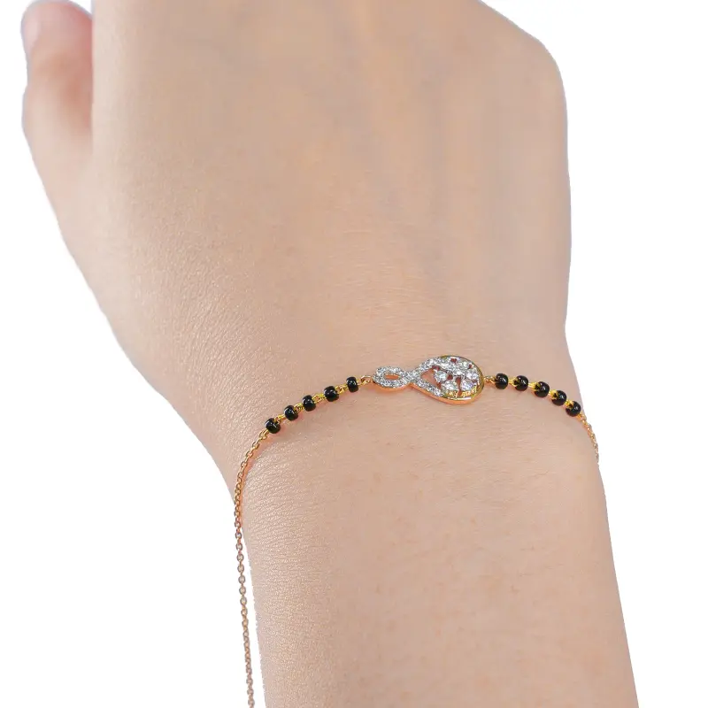 RUHI INFINITY MANGALSUTRA BRACELET