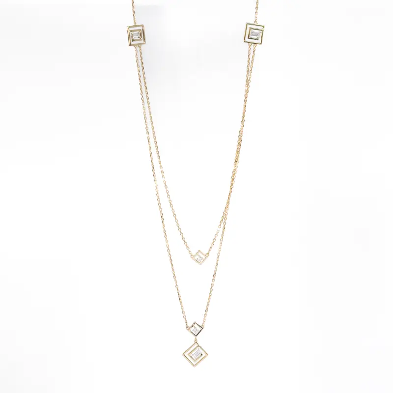 DAINTY DUAL LAYER NECKLACE